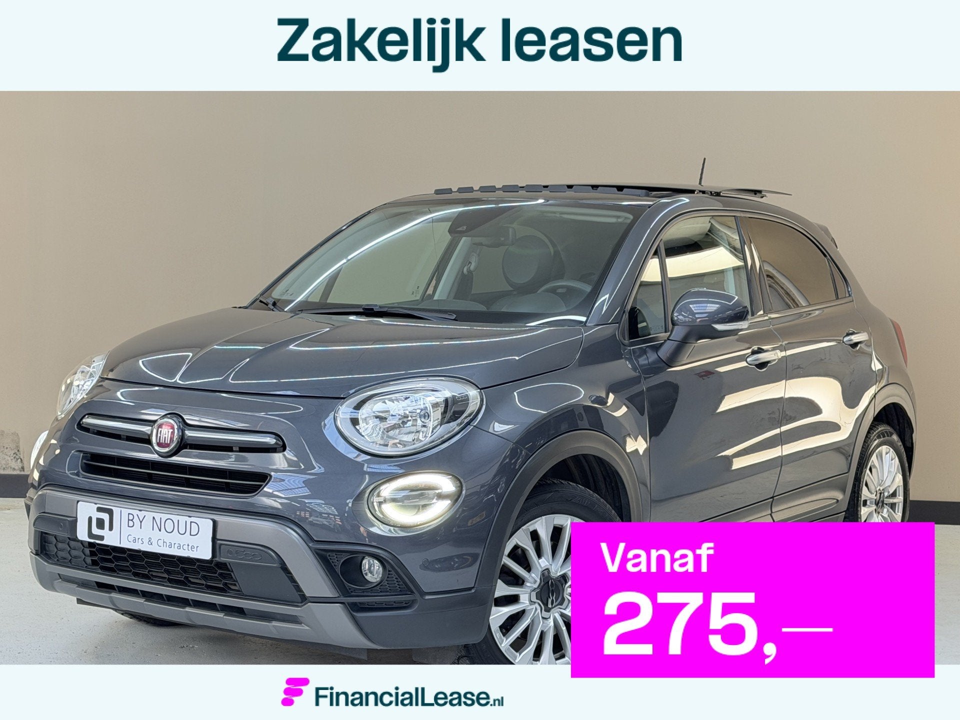 Fiat 500X Cross 1.3 GSE Cross Opening Edition, 150Pk, 2019,, Gebruikt, 4 cilinders, 600 kg, Automatische klimaatregeling