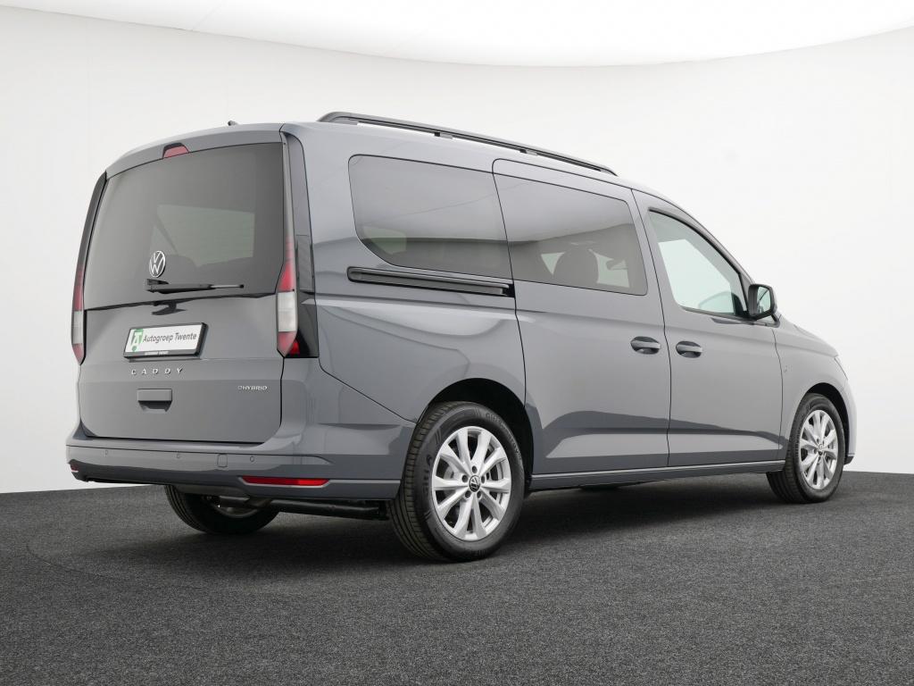 Volkswagen Caddy Maxi 1.5 TSI Hybride Life | 7-zits | ACC |, Auto's, Volkswagen, Automaat, Stof, Zwart, 4 cilinders