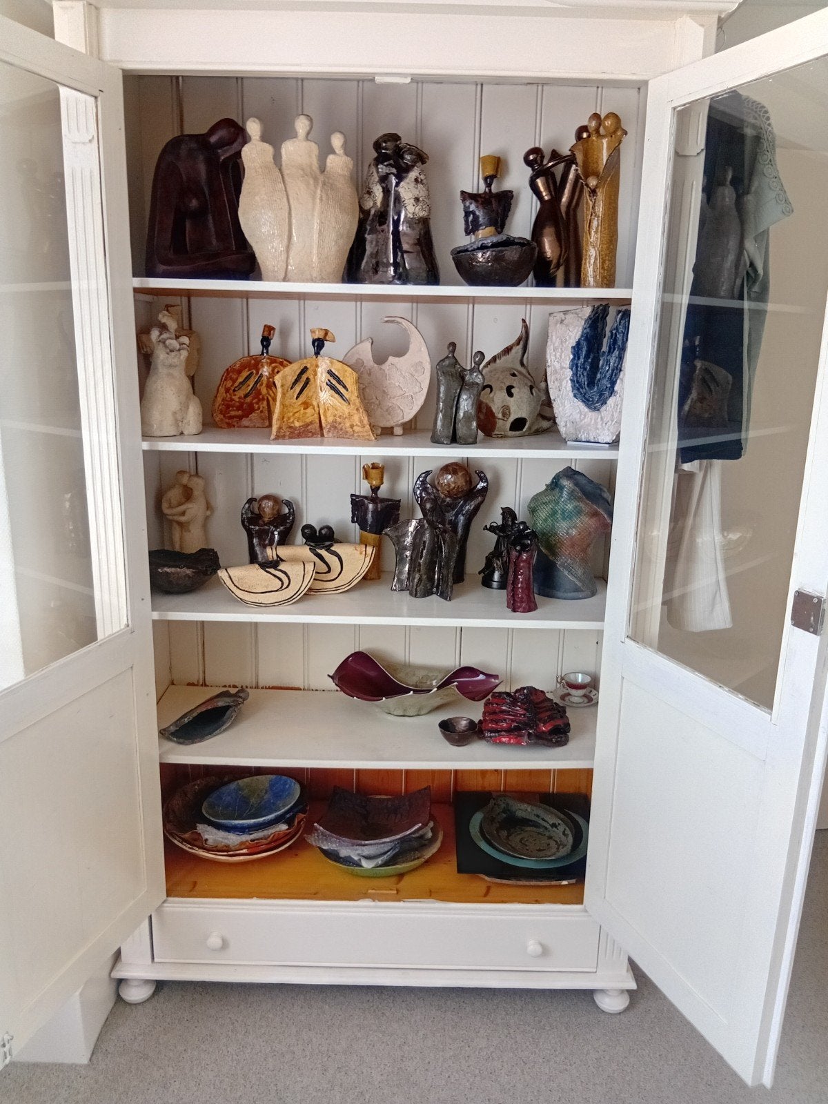 Unieke Keramiek Collectie en Antieke Kast, Antiek en Kunst, Antiek | Keramiek en Aardewerk, Ophalen of Verzenden
