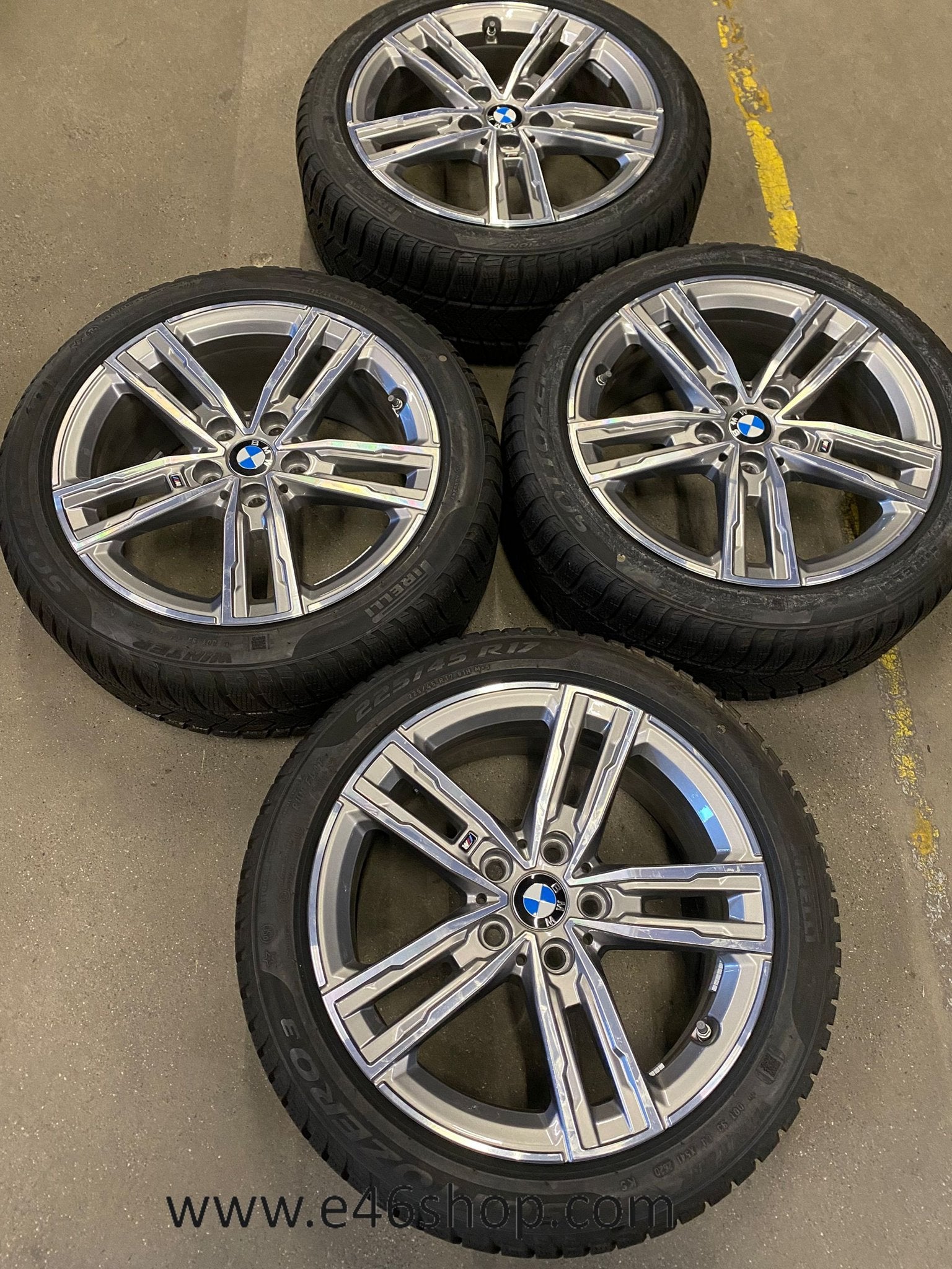 BMW M VELGEN 1 EN 2 SERIE OE 36118053523 MET WINTERBANDEN, Ophalen, Gebruikt, -, -