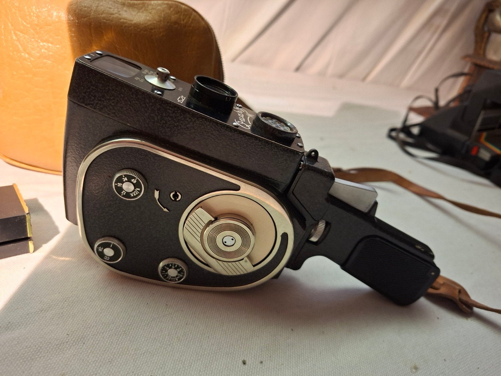 Vintage Quartz M 8mm filmcamera met accessoires, Ophalen of Verzenden, 8mm, Camera