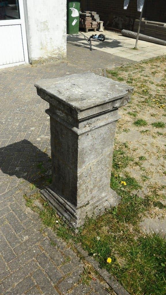 Mooie tuinpalen, stenen pilaren., Ophalen, Gebruikt