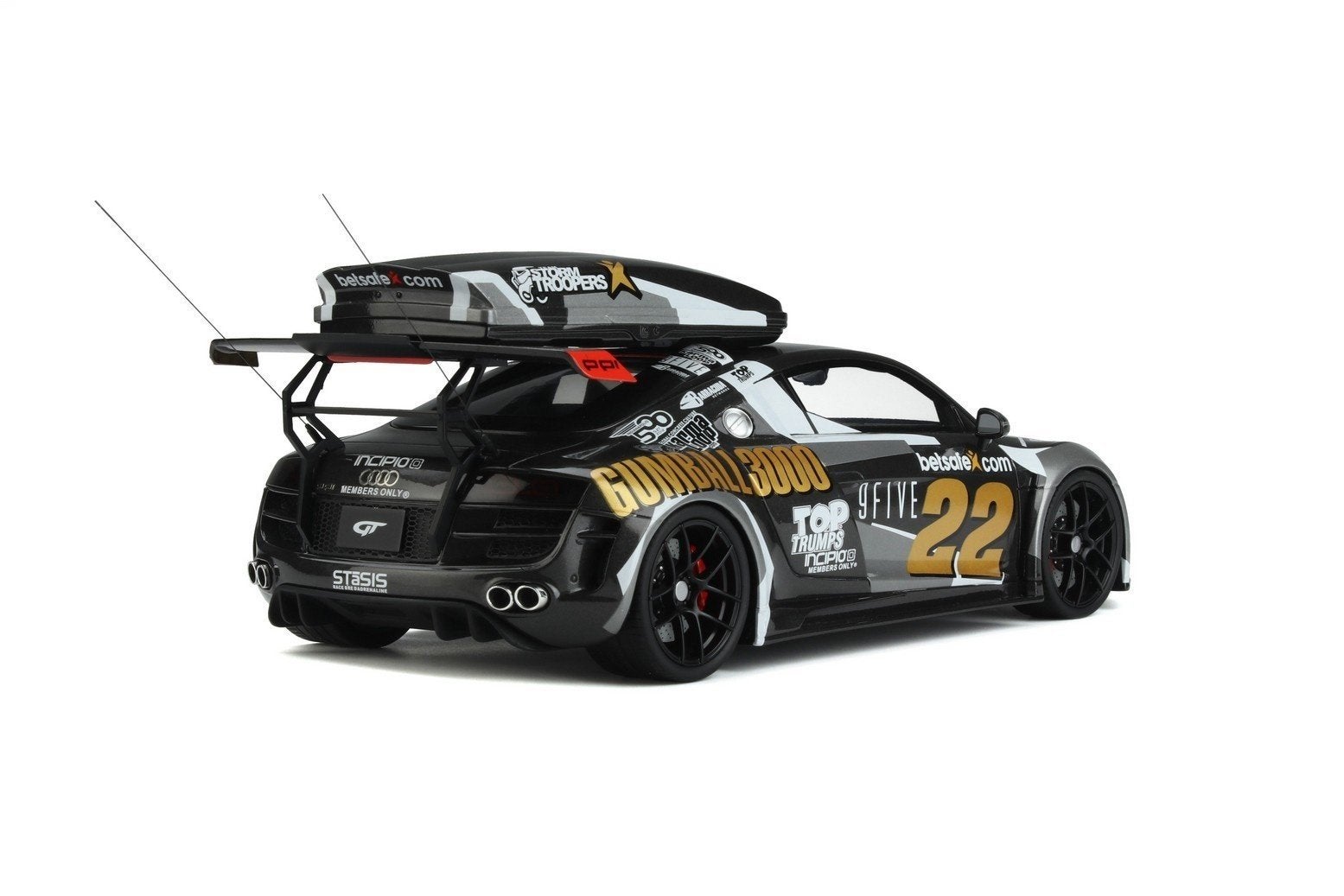 Audi R8 Bodykit Gumball Schaal 1:18, Hobby en Vrije tijd, Modelauto's | 1:18, Overige merken, Auto, GT Spirit, Nieuw