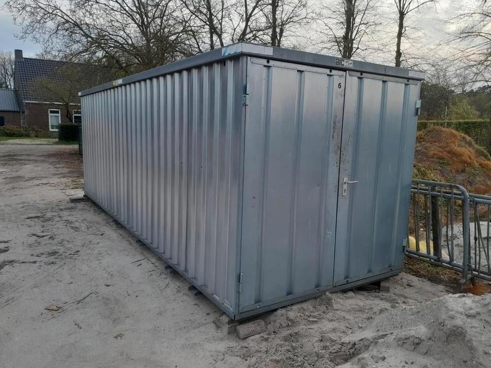 Demontabele container BOS 6x2m nieuwe vloer, Ophalen of Verzenden, Zo goed als nieuw, 60 tot 150 cm, 80 cm of meer