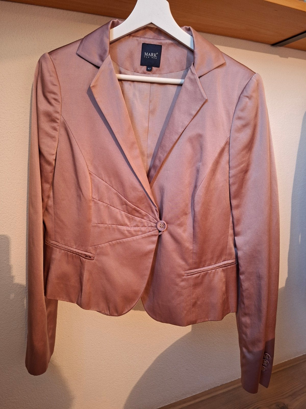 Elegant roze jasje van Mark, van der - Maat 42, Kleding | Dames, Mark, van der, Ophalen of Verzenden