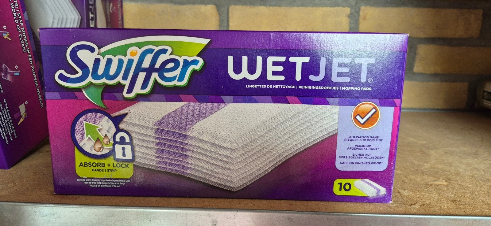 Swiffer WetJet Reinigingsdoekjes - 10 stuks, Ophalen of Verzenden, Mop of Dweil