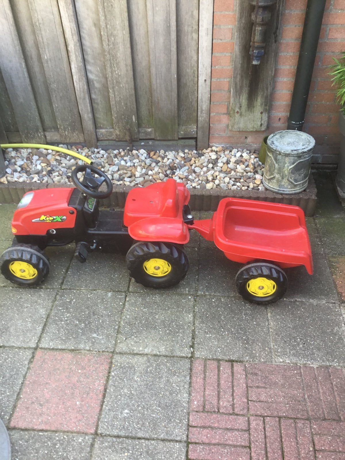 Trap tractor met kar, Ophalen, Gebruikt, Overige merken
