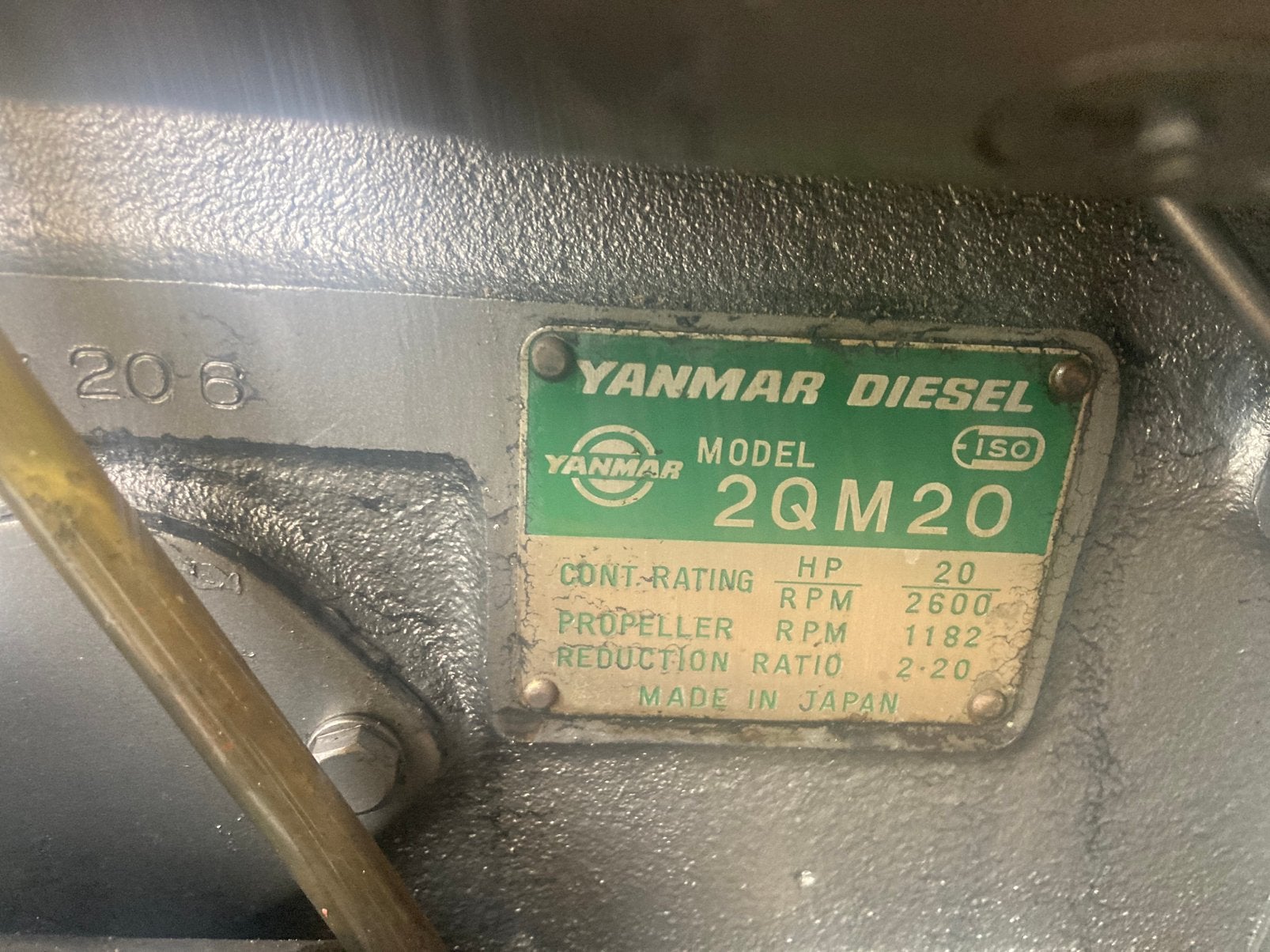 Yanmar 2qm20 metkeerkoppeling kompleet, Ophalen, 10 tot 30 pk, Gebruikt, Binnenboordmotor