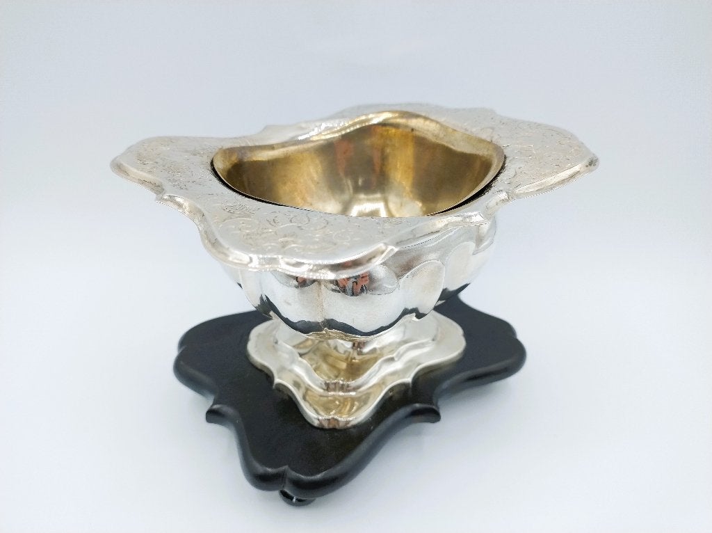 Zilveren pijpkomfoor, H. van Assen, Leeuwarden, 1855, Antiek en Kunst, Verzenden, Zilver