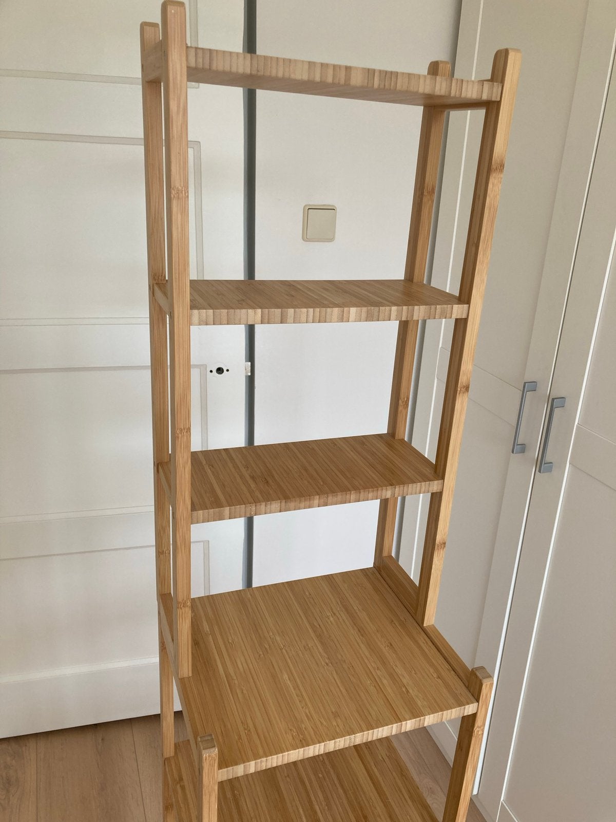 Ikea Badkamer Kast Bamboe - 163x33x28 cm, Ophalen, Zo goed als nieuw