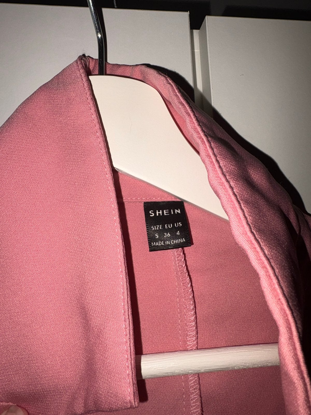 Roze Shein jasje maat S, Ophalen of Verzenden, Zo goed als nieuw, Jasje, Roze