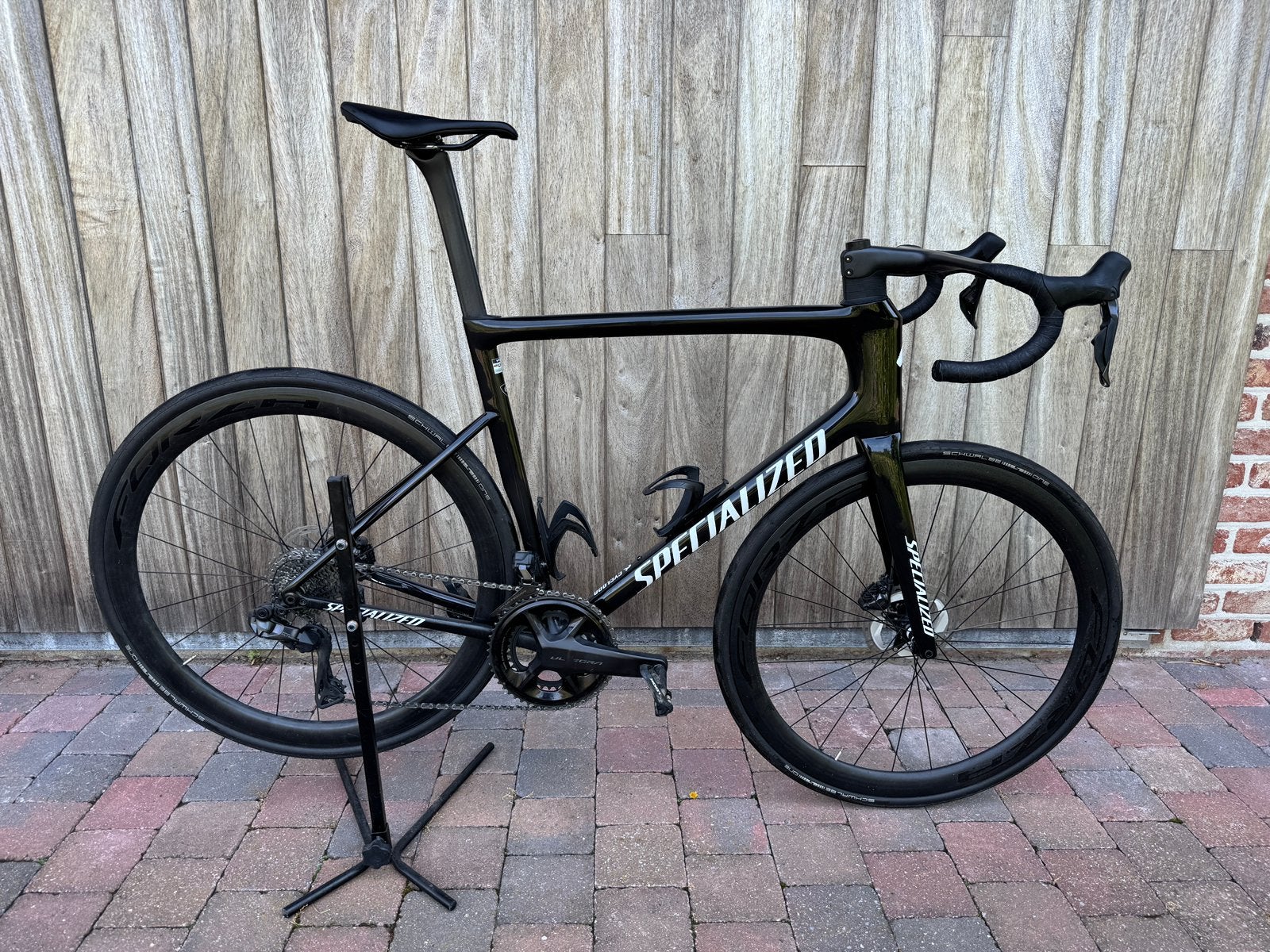 Nieuwstaat Specialized tarmac sl8 pro ultegra di2 maat 61, 28 inch, Carbon, Heren, Zo goed als nieuw