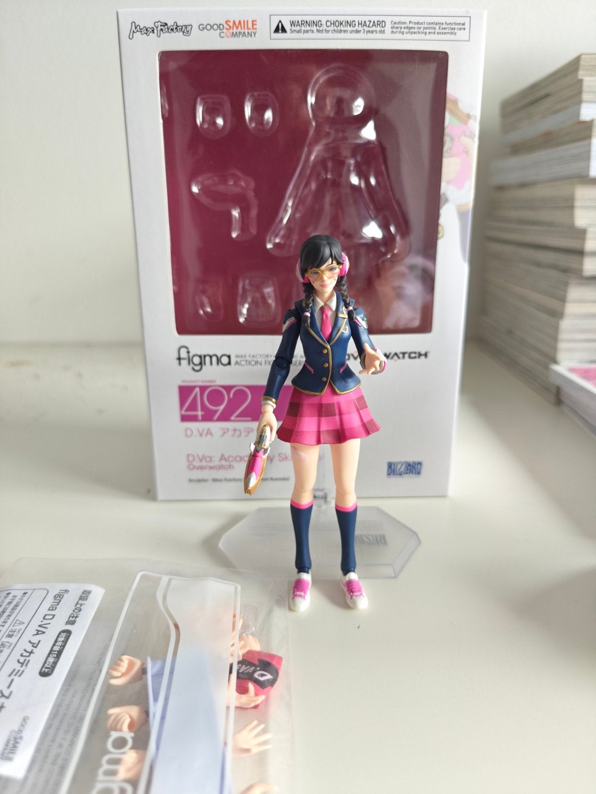 Figma D.Va Overwatch academy skin ver., Ophalen of Verzenden, Zo goed als nieuw