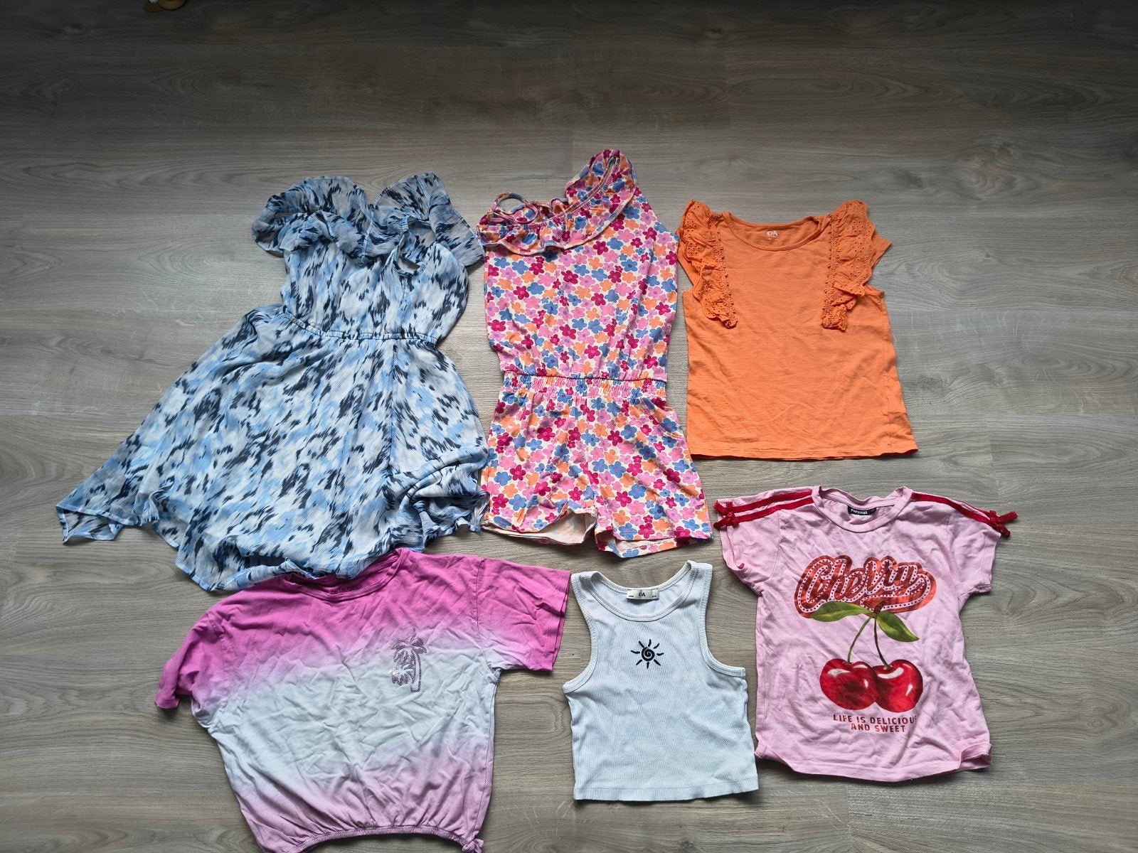 Zomerkleding Meisje Maat 140 - Diverse Stijlen, Ophalen of Verzenden, Zo goed als nieuw, Meisje, Shirt of Longsleeve