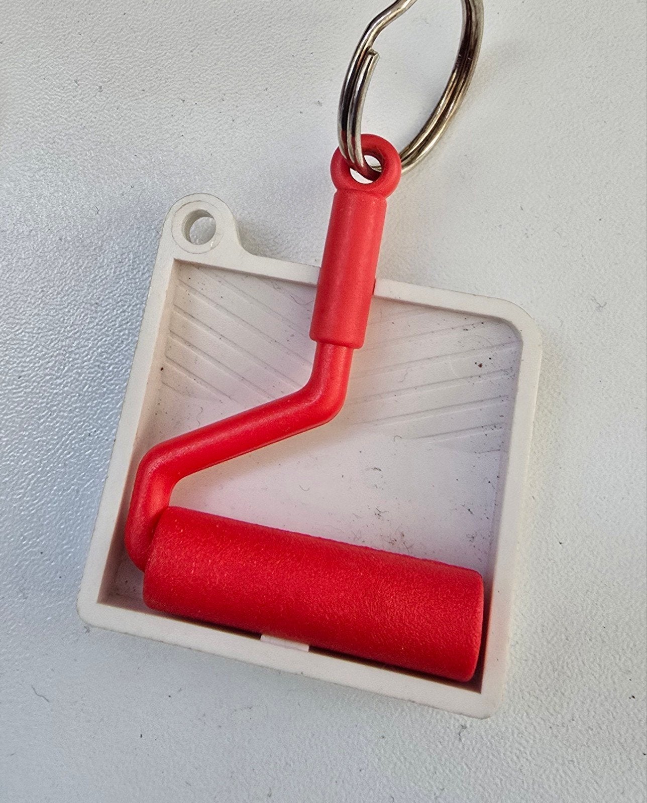 Sleutelhanger Th. Dijkstra Verfwaren - Mini Verfroller, Ophalen of Verzenden, Gebruikt, Overige typen