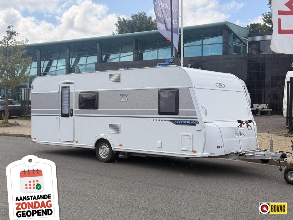 LMC Vivo 522 K met mover accu pakket en voortent!!, Caravans en Kamperen, Caravans, Rondzit, Overige typen, Bedrijf, Schokbreker