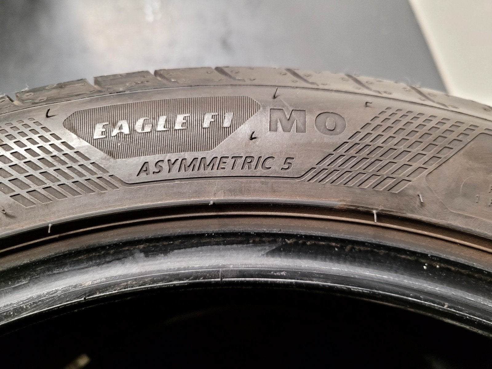4x zgan goodyear zomerbanden 225 45 18 & 245b40 18 breedset, Ophalen, 18 inch, Gebruikt, Band(en)