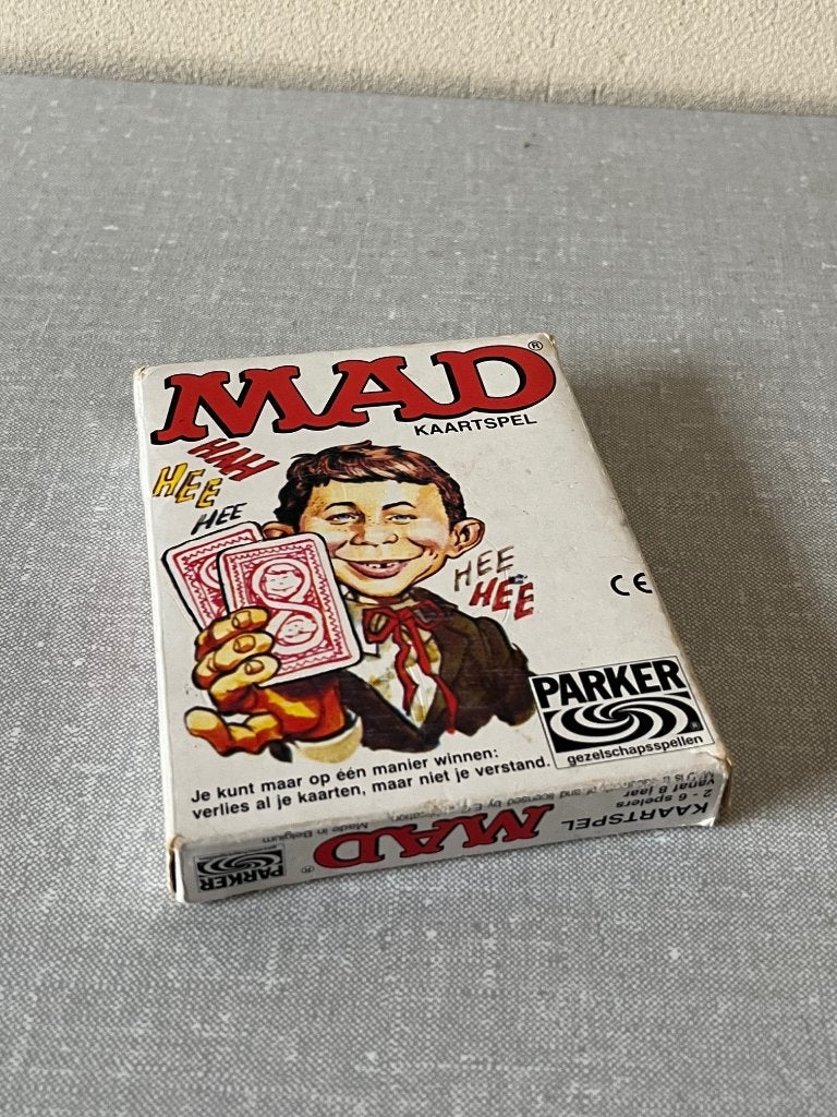Z.G.A.N. mad kaart spel van Parker / Clipper. COMPLEET, Hobby en Vrije tijd, Gezelschapsspellen | Kaartspellen, Een of twee spelers