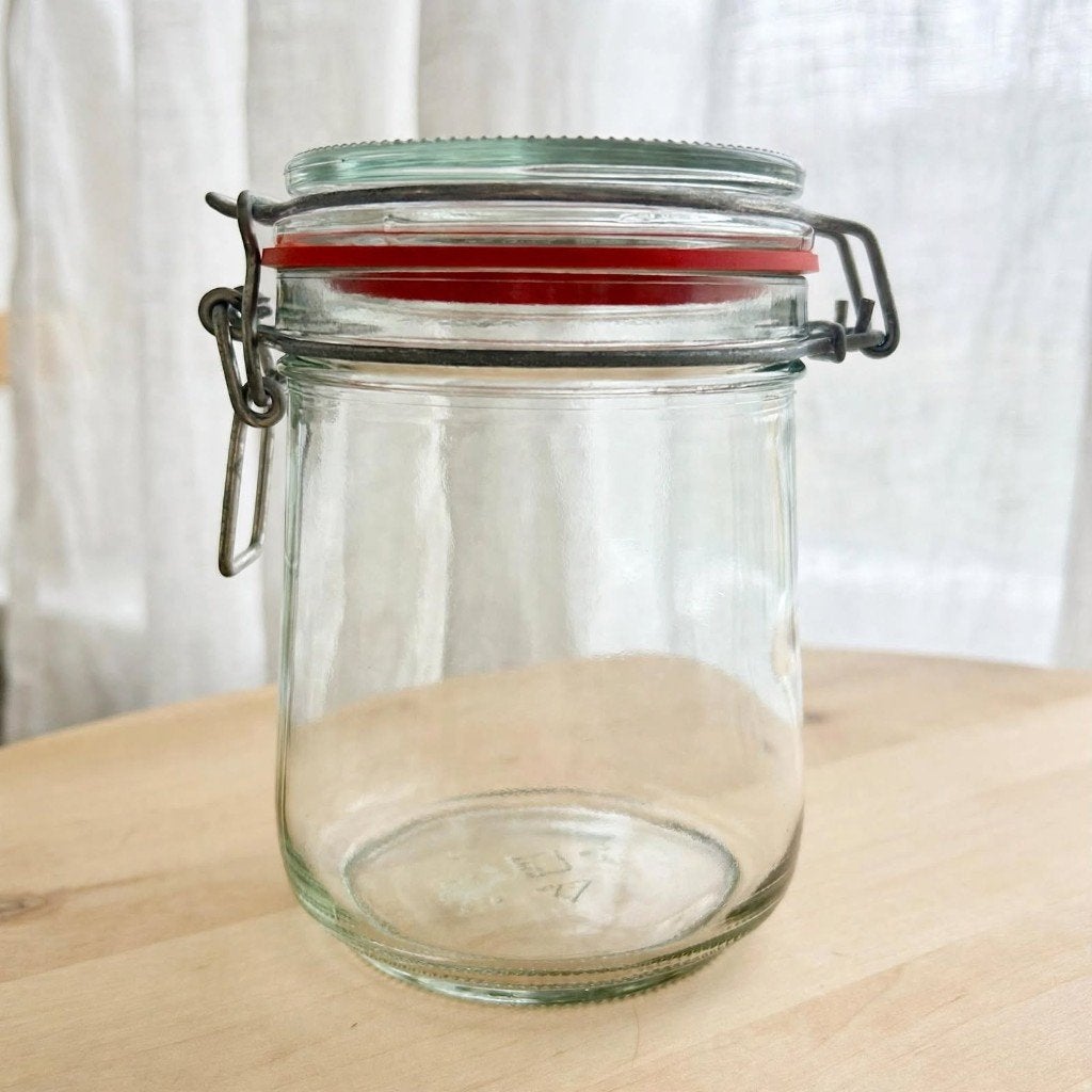 Vintage WECK Weckpot met Beugelsluiting 14 cm / Voorraadpot, Antiek en Kunst, Ophalen of Verzenden