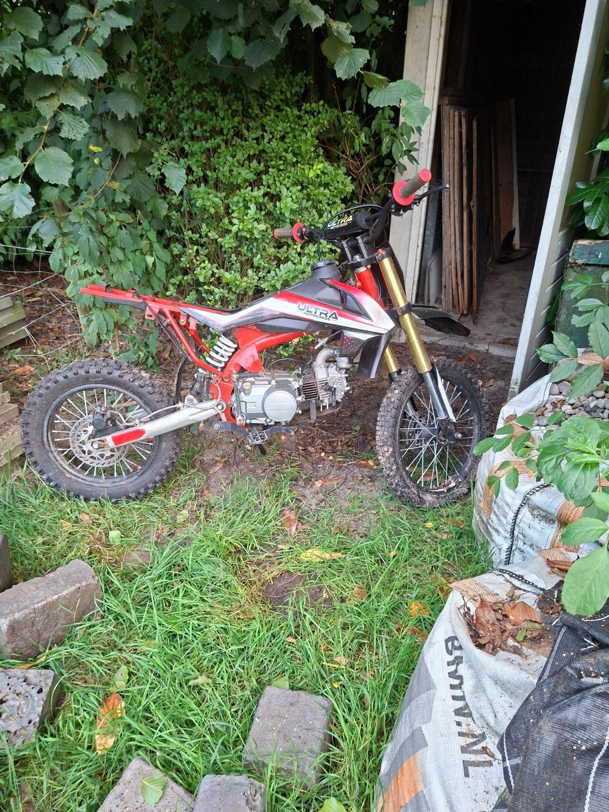 Pitbike Ultra 71 - Gebruikt voor de handige knutselaar, Fietsen en Brommers, Ophalen, Ultra, Gebruikt, Pitbike