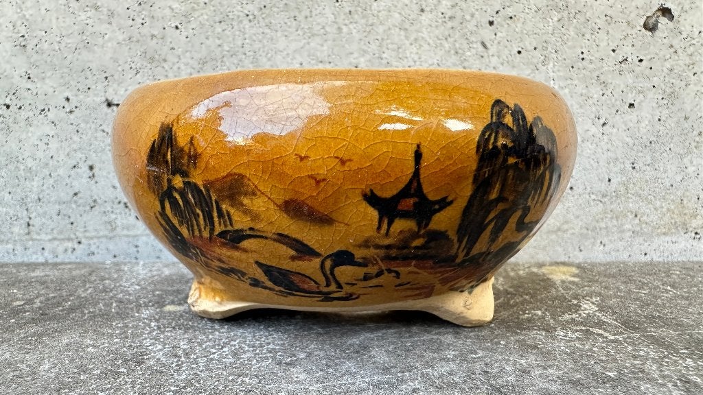Bonsai schaal pot Ø10x5cm (5*), Ophalen of Verzenden, Zo goed als nieuw, Overige vormen, Aardewerk