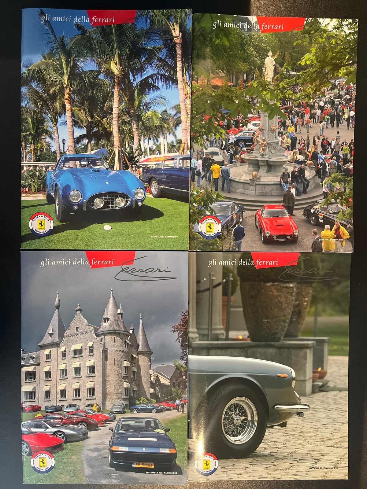 Gli Amici della Ferrari - Set van 4 tijdschriften 2007, Ophalen of Verzenden, Gelezen, Ferrari