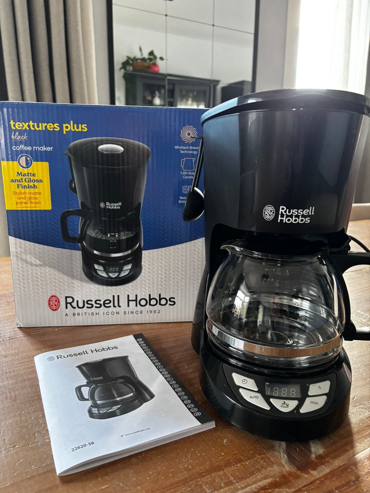 Russel Hobbs Drip Coffee Maker, Ophalen, Koffiemachine, Gemalen koffie, Zo goed als nieuw