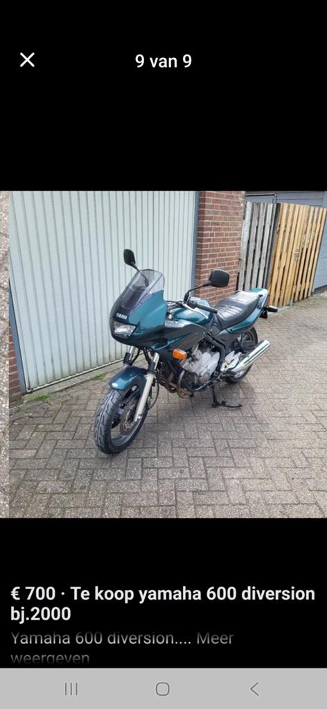 Diversion  2000  voor opknappen of onderdelen, Ophalen