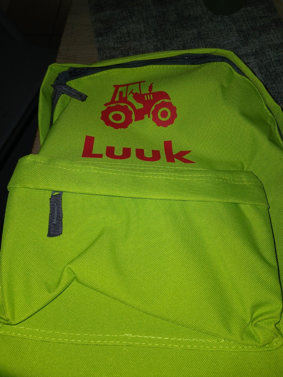 nieuwe rugzak voor een jongen met de naam Luuk ., Ophalen of Verzenden, Nieuw, Overige merken
