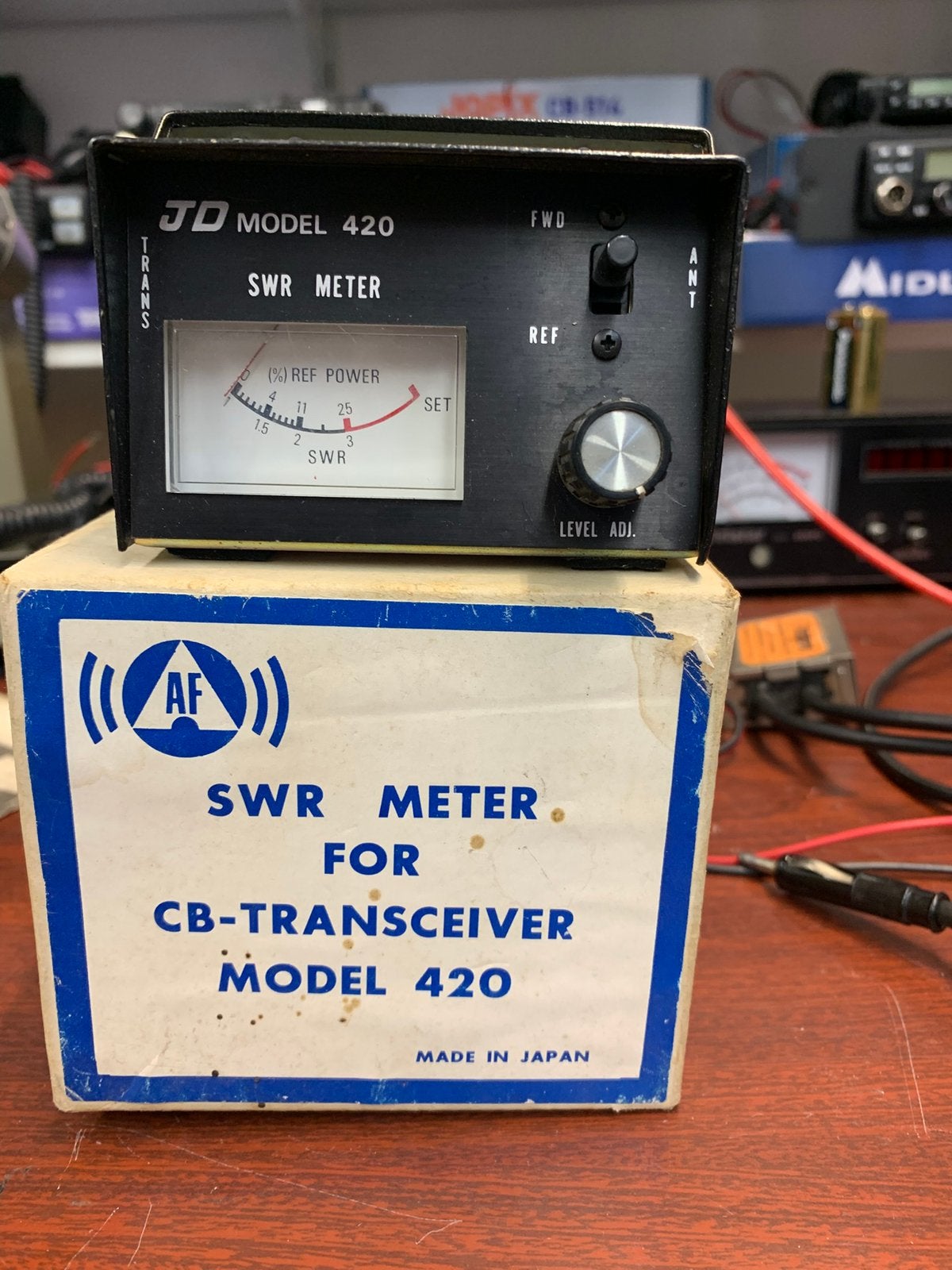 Staande golf meter model 420, Telecommunicatie, Zenders en Ontvangers, Ophalen of Verzenden, Gebruikt