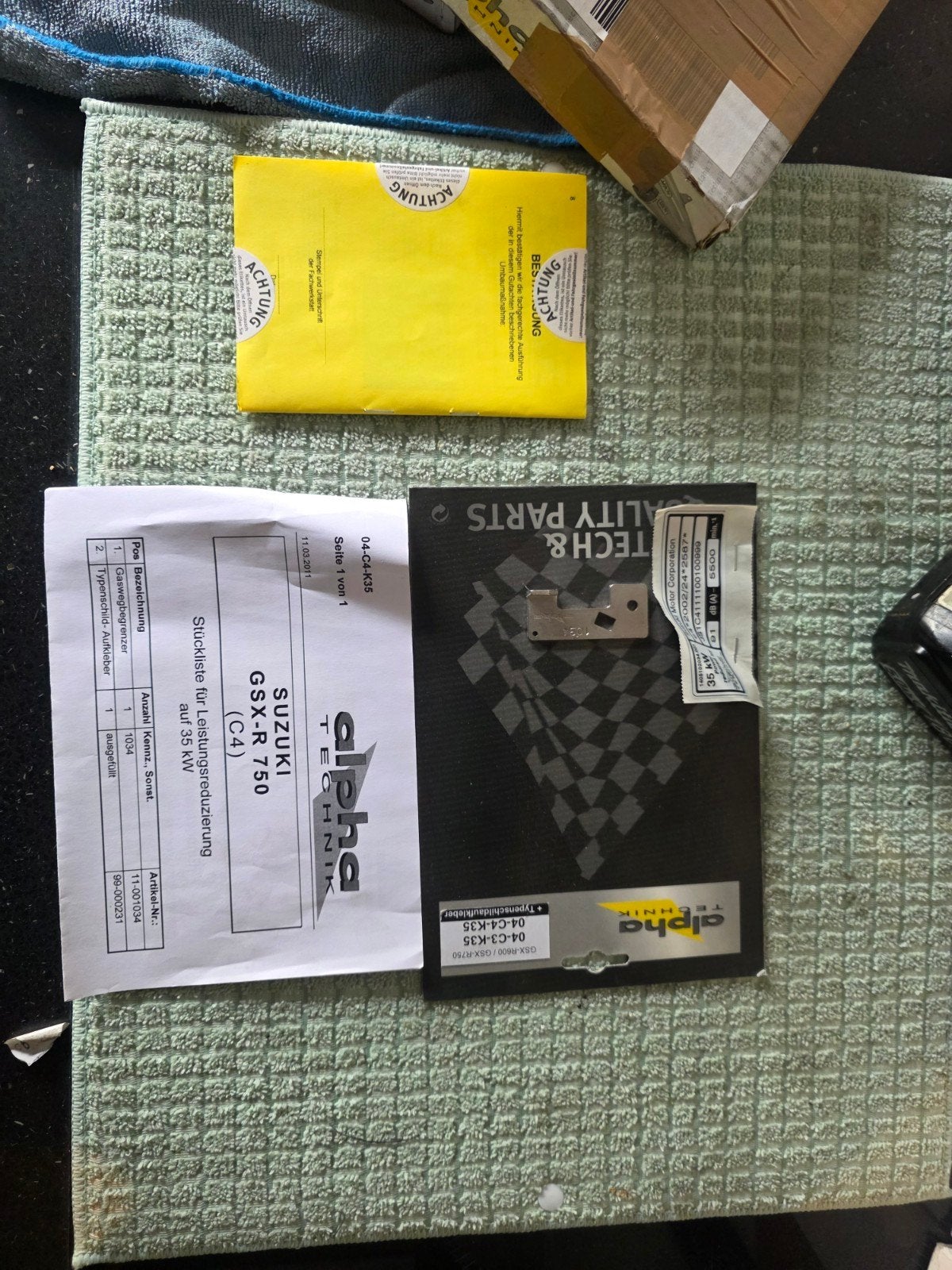 GSX-R 750 35kW Kit - Alpha Technik, Motoren, Onderdelen | Suzuki, Ophalen of Verzenden