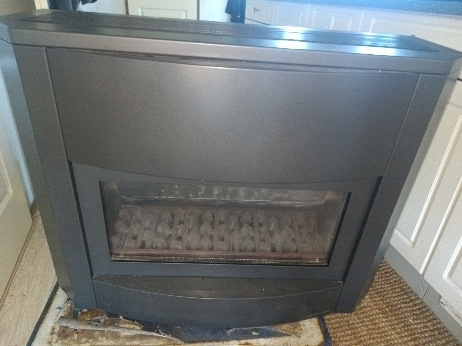 Gaskachel - geschikt voor flessengas, Gebruikt maar in goede, Huis en Inrichting, Kachels, Ophalen, Gebruikt, Gas, Vrijstaand