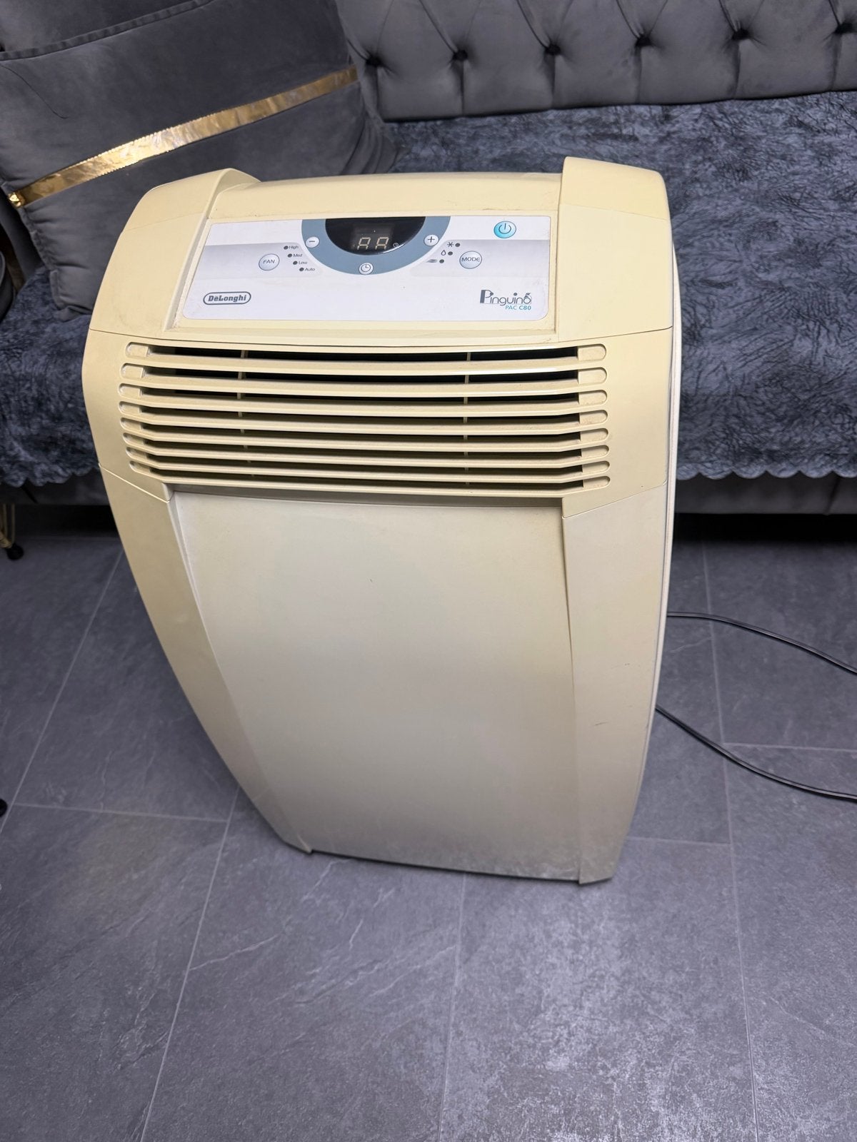 DeLonghi Pinguino PAC C80 Mobiele Airco, Gebruikt, Minder dan 60 m³, Timer, 3 snelheden of meer