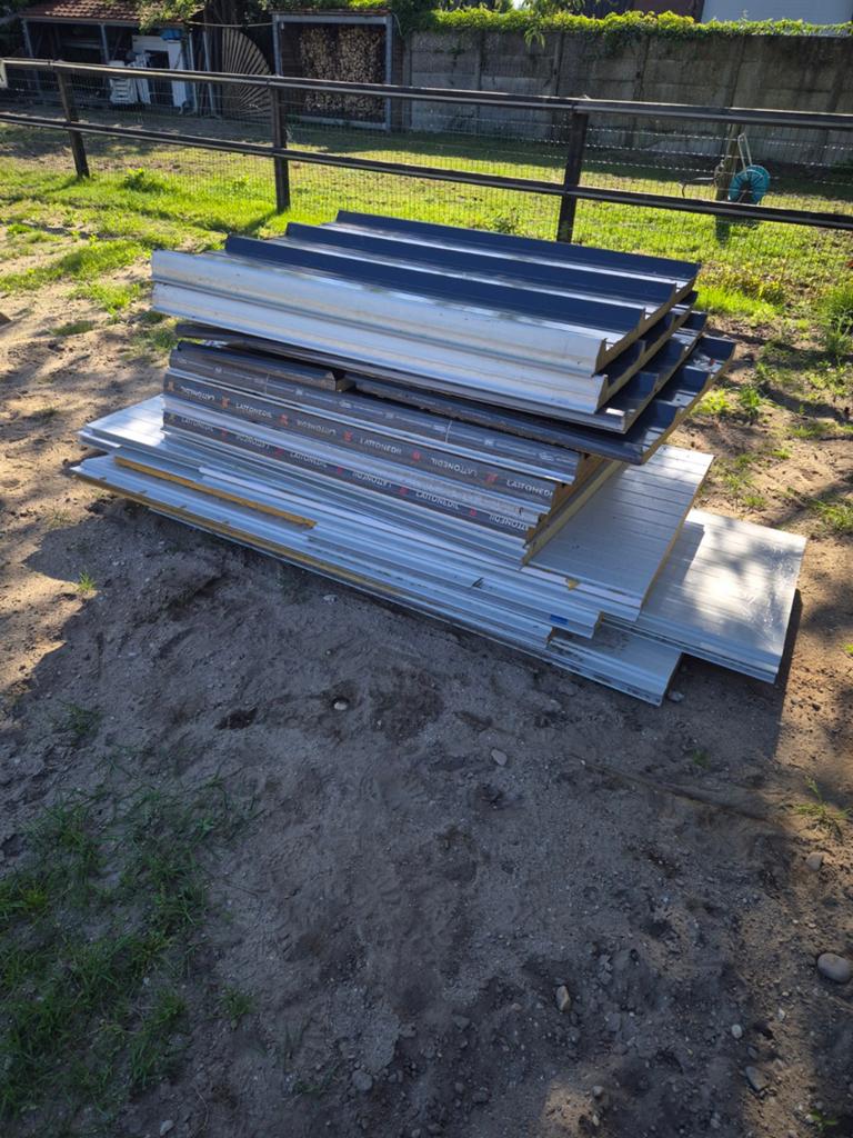 Sandwichpanelen div stukken, Doe-het-zelf en Verbouw, Metalen, Ophalen