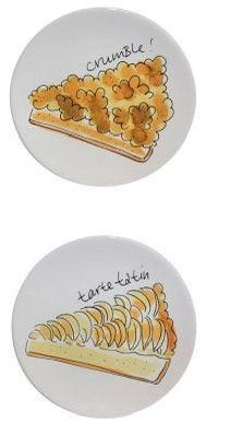 Gezocht! Blond Amsterdam pie gebaksbordjes, Blond Amsterdam, Ophalen of Verzenden, Zo goed als nieuw, Bord(en)