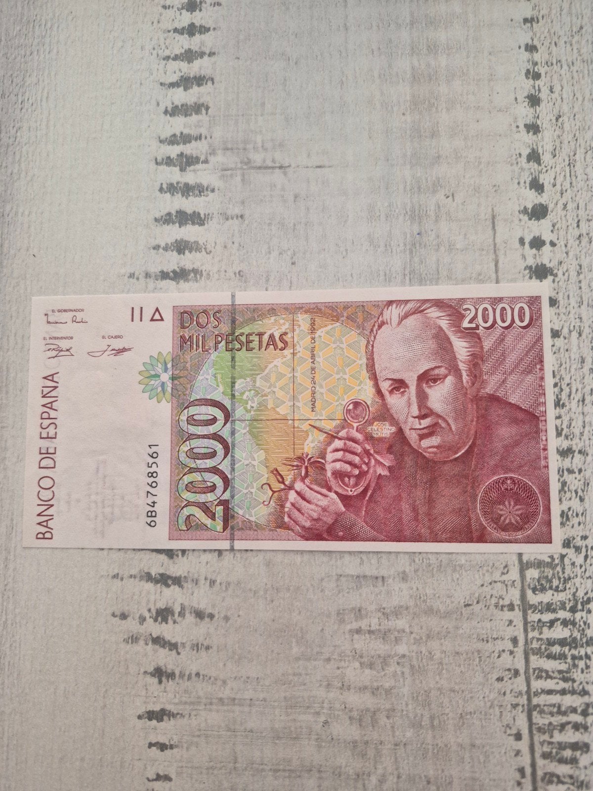 Spanje 2000 Peseta 1992 UNC, Ophalen of Verzenden, Overige landen