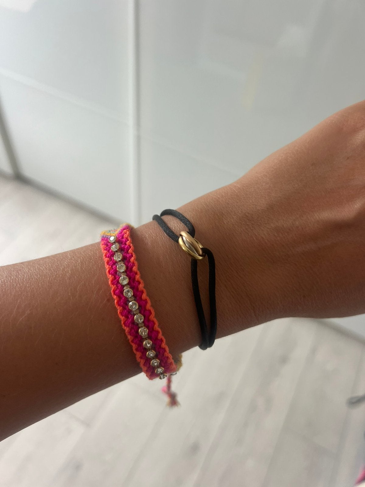 Godly armbandje roze met bling, Ophalen of Verzenden, Zo goed als nieuw