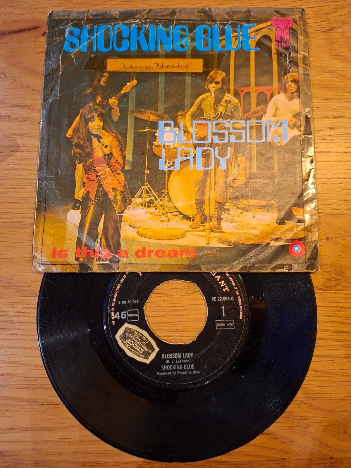 Shocking Blue - Blossom Lady / Is This A Dream ( single, Gebruikt, Pop, 7 inch, Ophalen of Verzenden