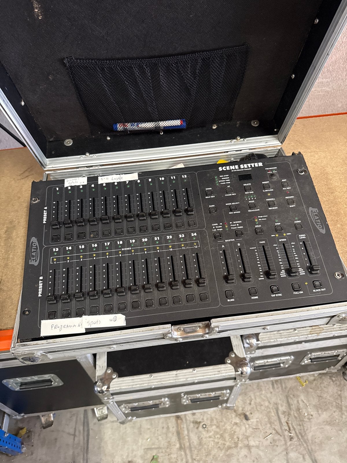 Elation Scene Setter 24-kanaals DMX-controller, Ophalen, Gebruikt