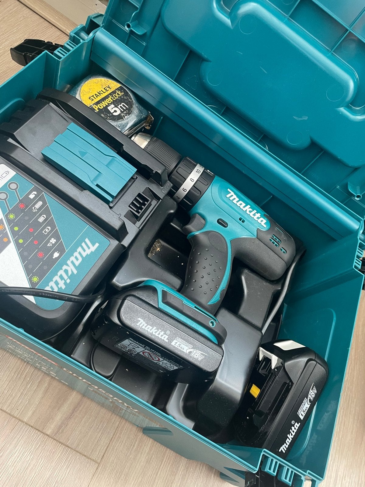 Makita DHP453RYJ Accu Klopboormachine met 2 accu's