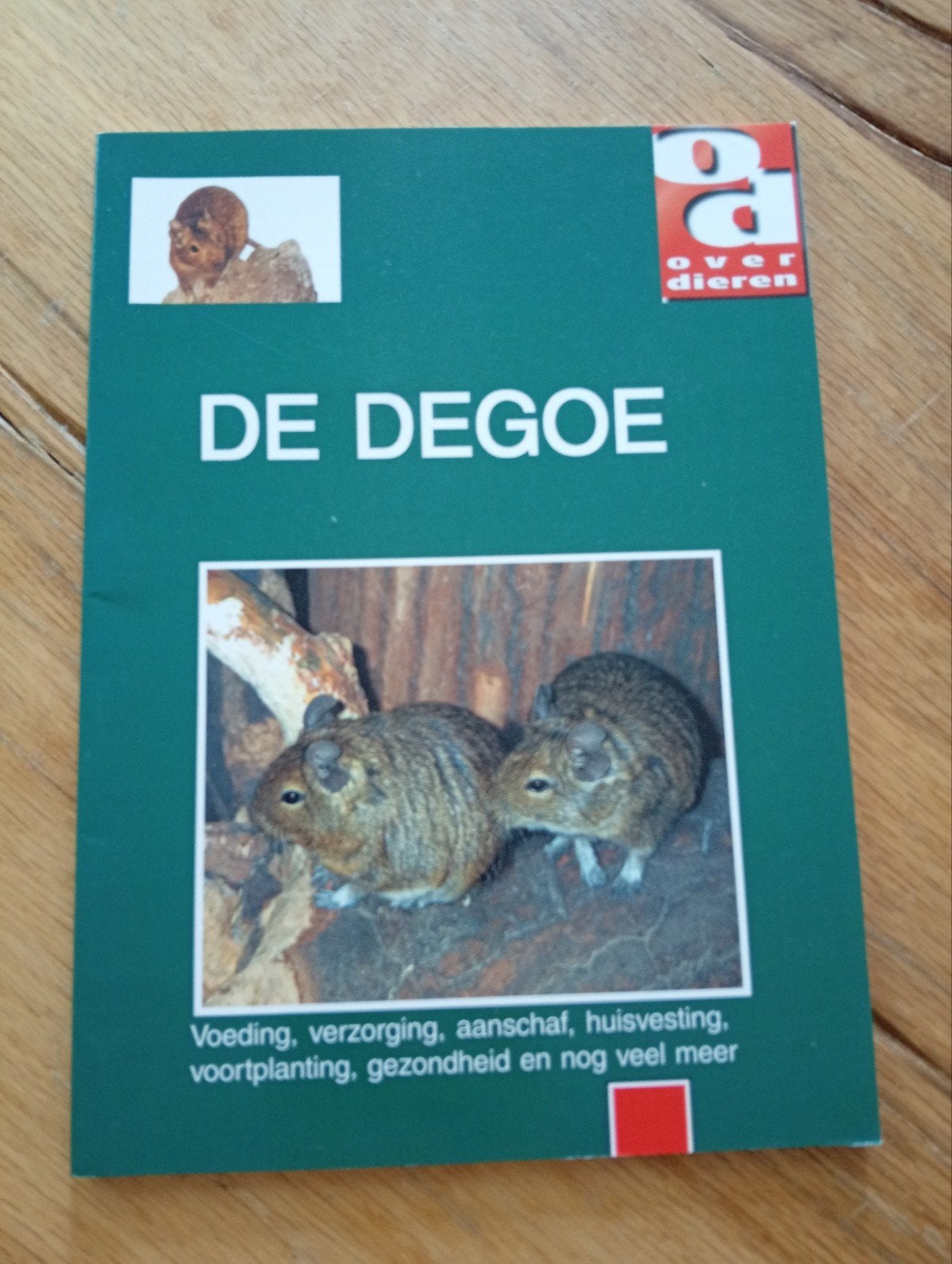 Boek: De Degoe - Voeding, verzorging, huisvesting, Ophalen of Verzenden