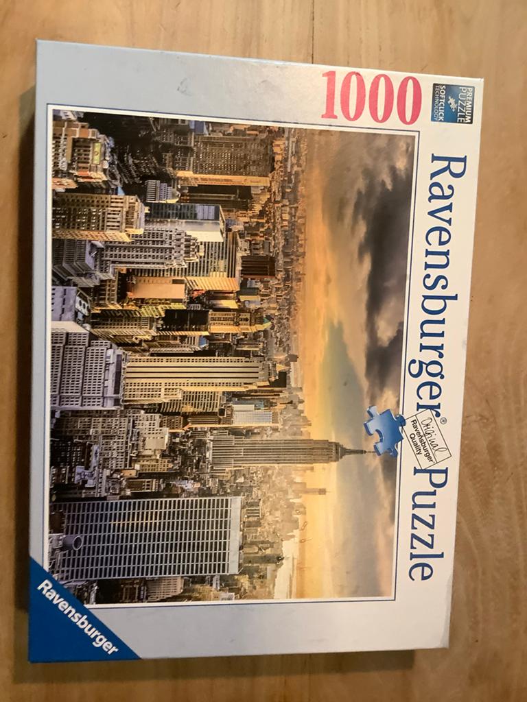 Ravensburger Legpuzzel Stad 1000 Stukjes - Compleet, Hobby en Vrije tijd, Denksport en Puzzels, Ophalen of Verzenden, 500 t/m 1500 stukjes