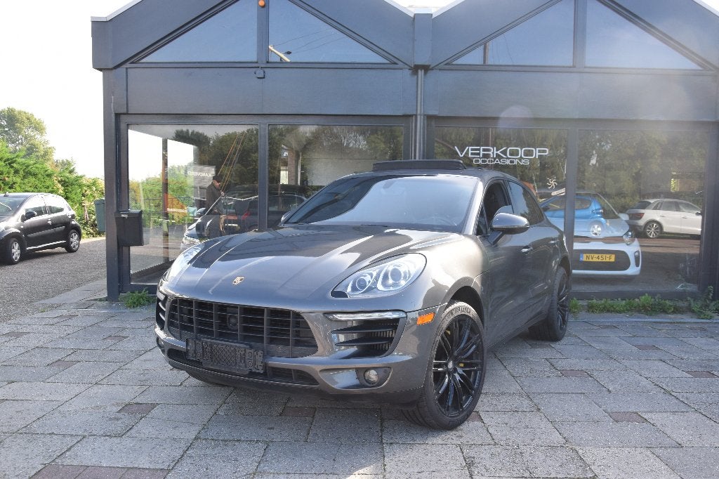 Porsche Macan S 3.0, Auto's, Panoramadak, 340 pk, Leder, Bruin