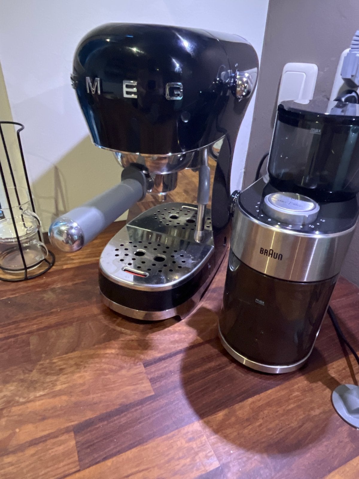 Smeg Espressomachine, Stoompijpje, Gebruikt, Espresso apparaat, 1 kopje