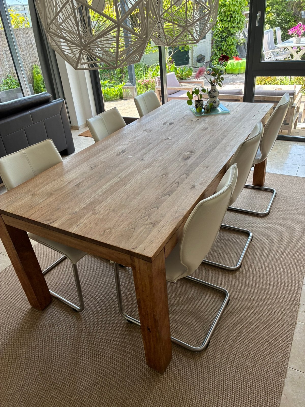 Eetkamerstoelen 6 stuks, Huis en Inrichting, Ophalen, 200 cm of meer, 50 tot 100 cm, Zo goed als nieuw