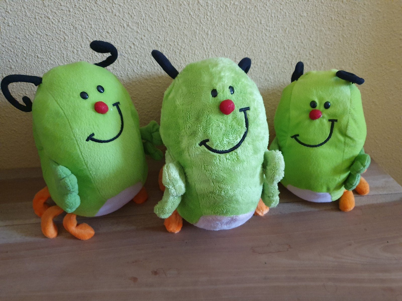 Set van 3 knuffels rupsen / rupsje nooitgenoeg, Kinderen en Baby's, Speelgoed | Knuffels en Pluche, Ophalen of Verzenden, Overige typen