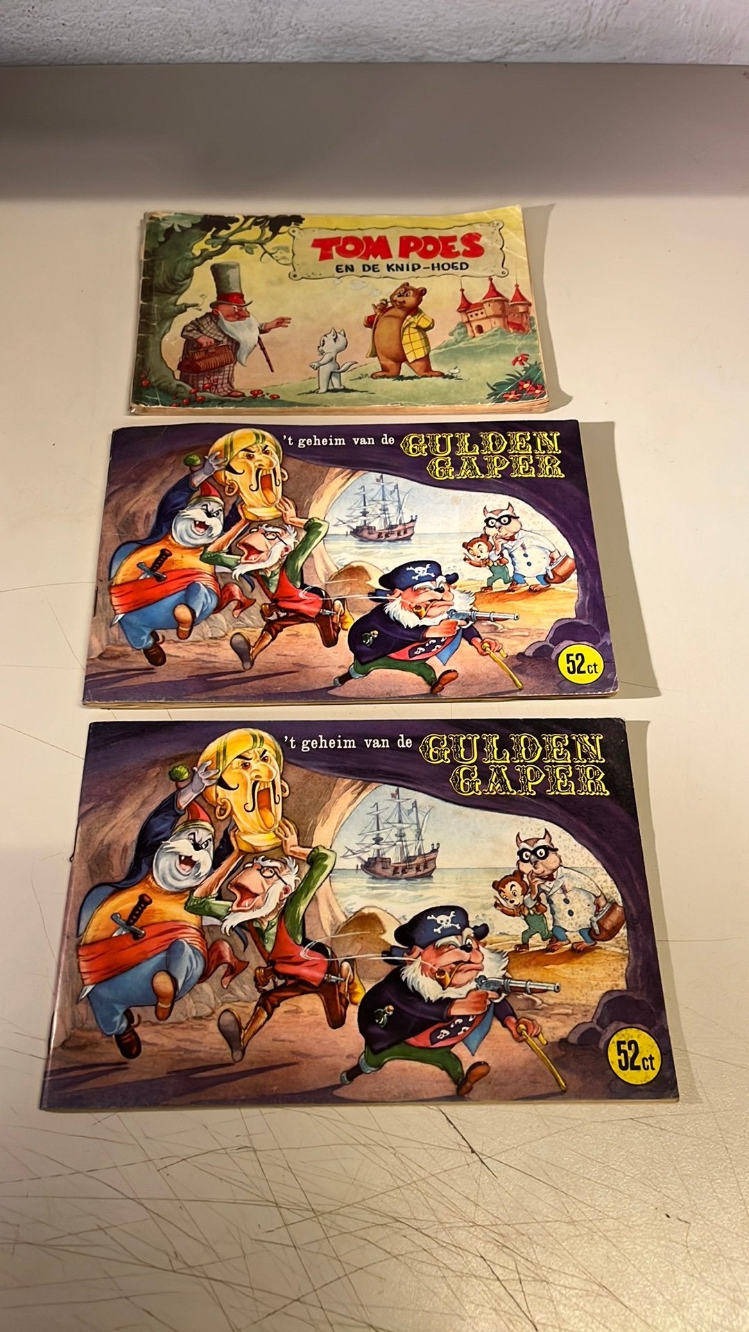 Stripboekjes het geheim van de gulden gaper - Tompoes, Eén comic, Ophalen of Verzenden, Zo goed als nieuw, Amerika