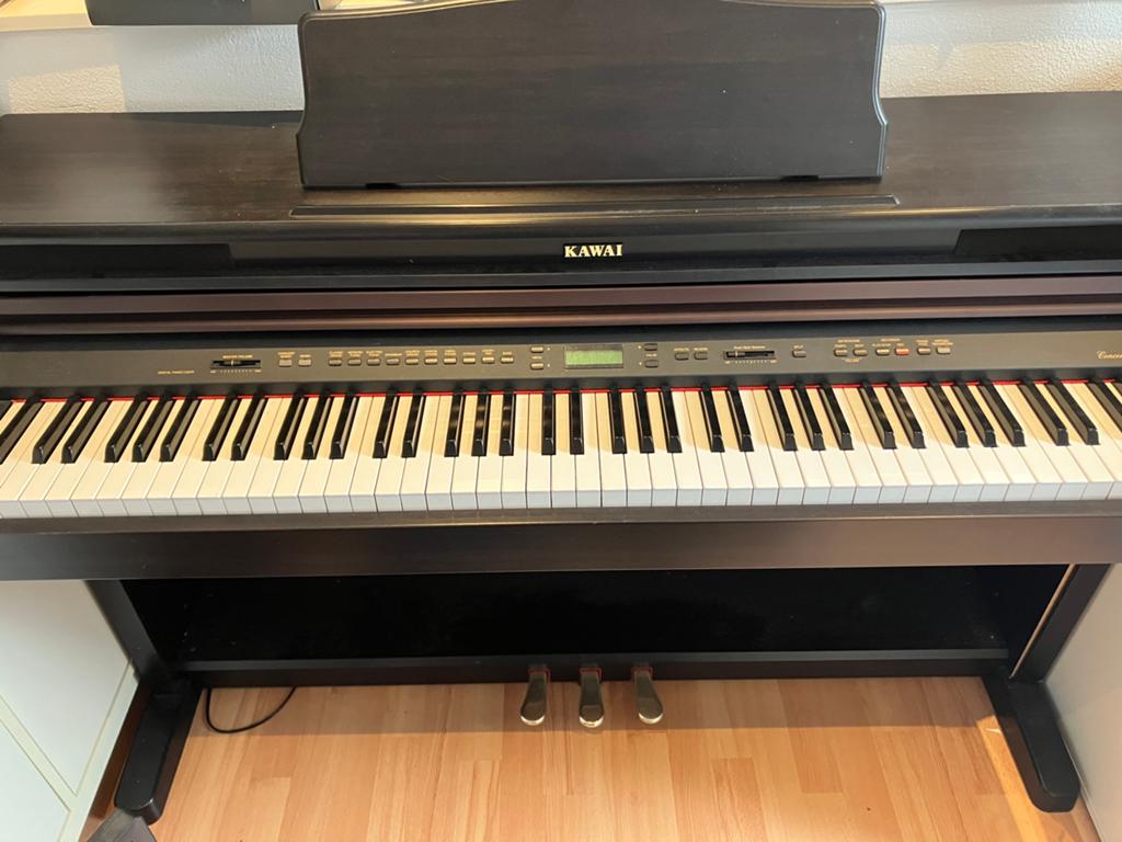 Te koop: Kawai CA970 elektrische piano, Ophalen, Zwart, Digitaal, Zo goed als nieuw