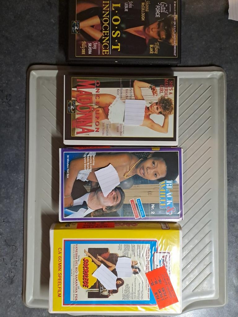 Vintage vhs videobanden met films voor volwassenen, Alle leeftijden, Ophalen, Overige genres