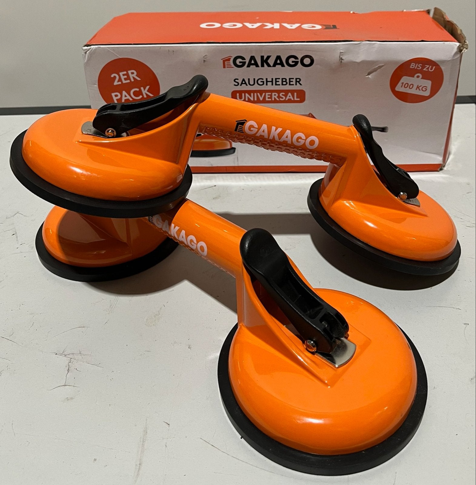 GAKAGO Universele Zuignap Heffers (2 stuks) - 100 kg, Ophalen of Verzenden, Nieuw, Overige typen, Overige merken